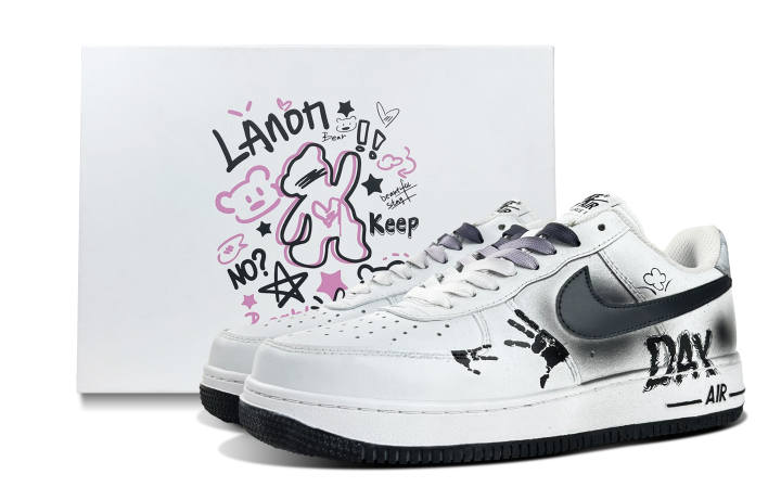 Nike Nike Air Force 1 Palm Seal Journal Low top Skateboard Shoes Men's White