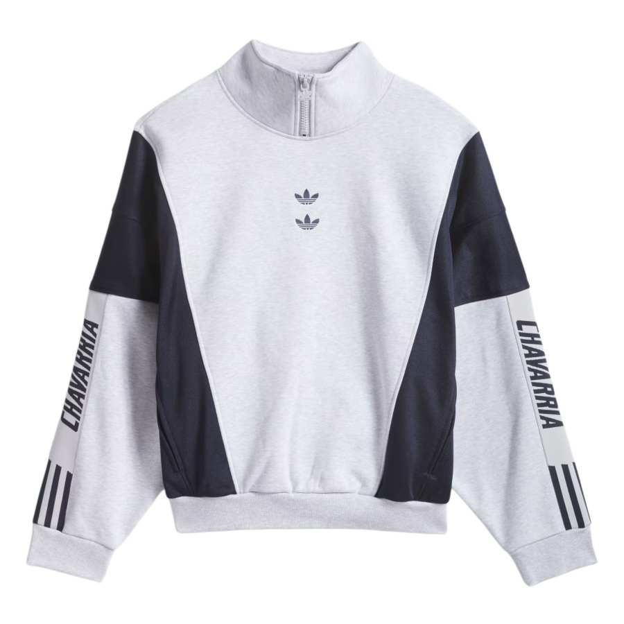 Adidas Originals embroidered high-collar sweatshirt