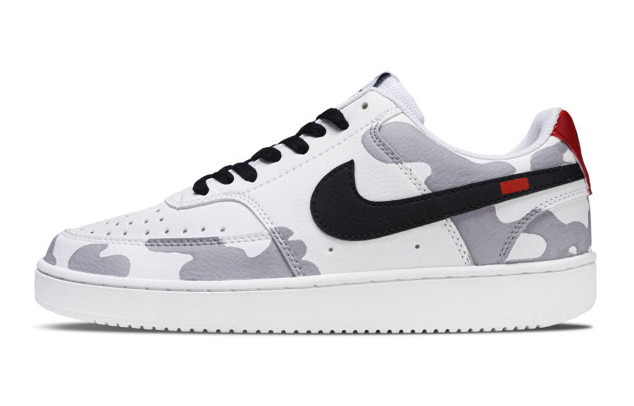 Nike Nike Court Vision 1 Little Gray Abrasion Resistant Abrasion Resistant Low top Skateboard Shoes Men's Gray