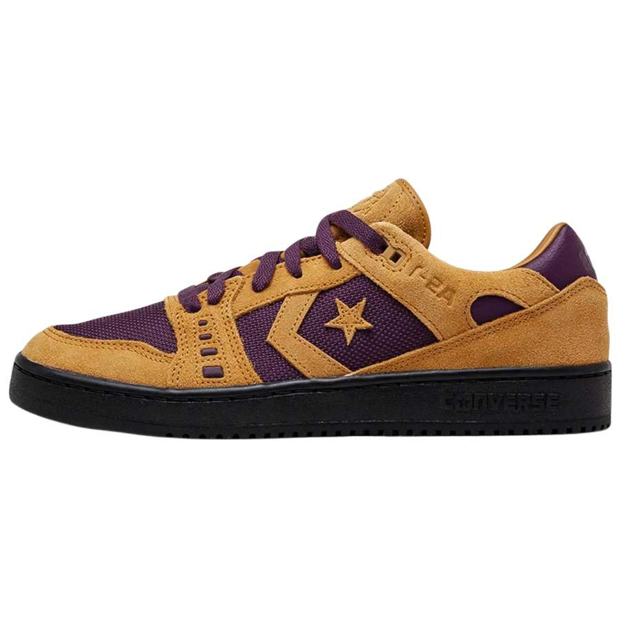Converse As 1 Pro Slip Resistant Abrasion Resistant Low top Skateboard Shoes Unisex Yellow Brown