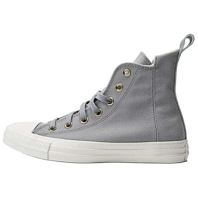 Converse Chuck Taylor All Star Slip Resistant Lightweight Non slip Lightweight High top Skateboard Shoes Unisex Gray