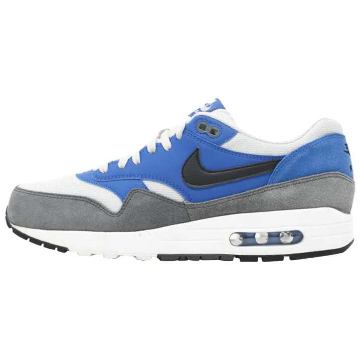 Nike Nike Air Max 1 Running Shoes Men's White Blue