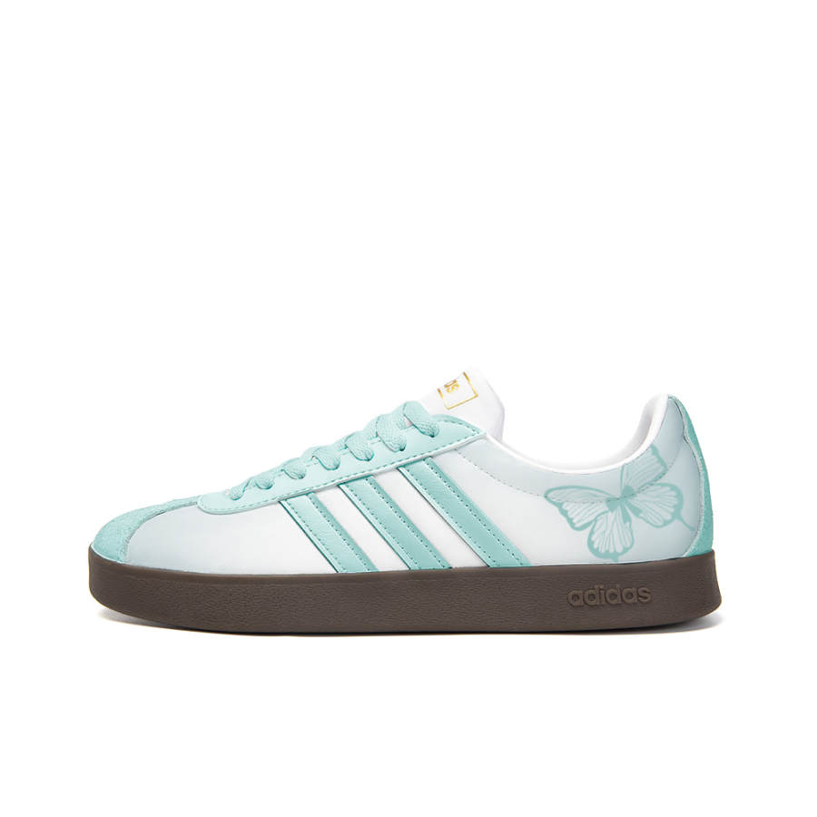 Adidas Neo VL Court 2.0 Slip Resistant Abrasion Resistant Low top Skateboard Shoes Unisex Green White