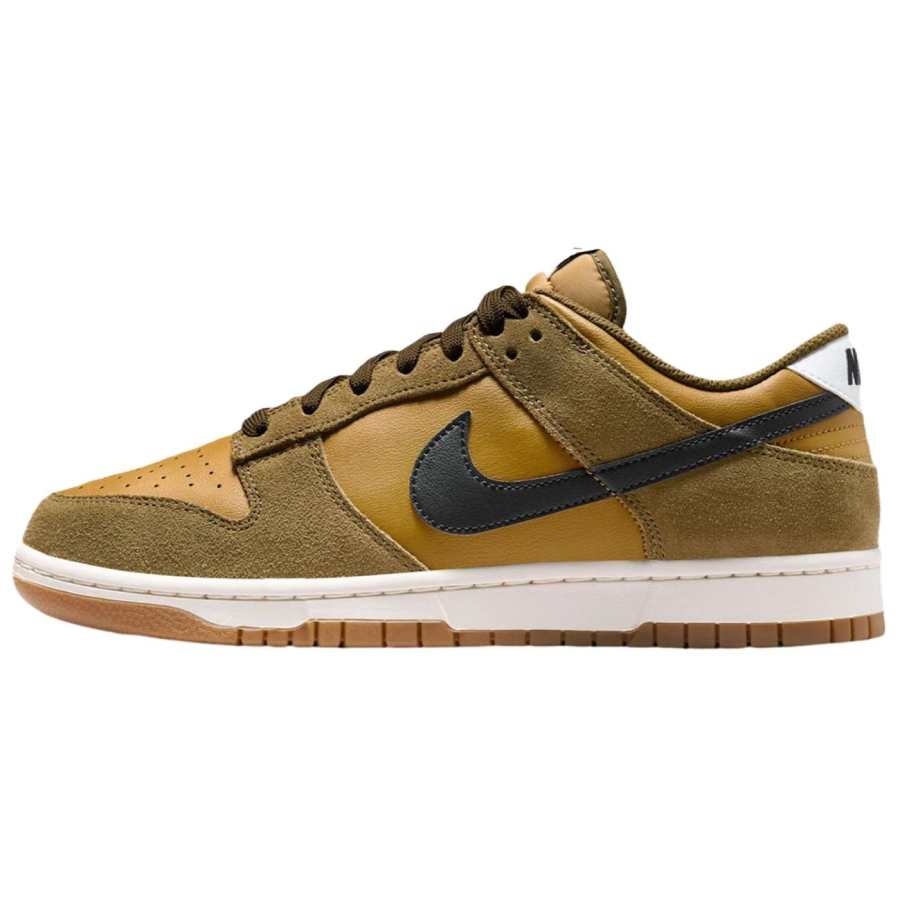 Nike Nike Dunk Slip Resistant Cushioning Low top Skateboard Shoes Men's Ochre Yellow