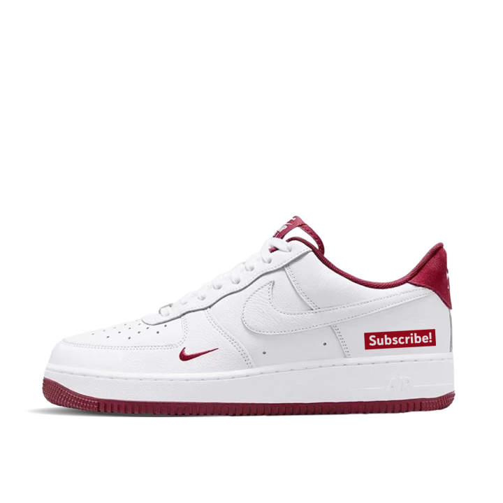 Nike Nike Air Force 1 Cocolo Cushioning, Wear Resistant Low top Skateboard Shoes Men's White