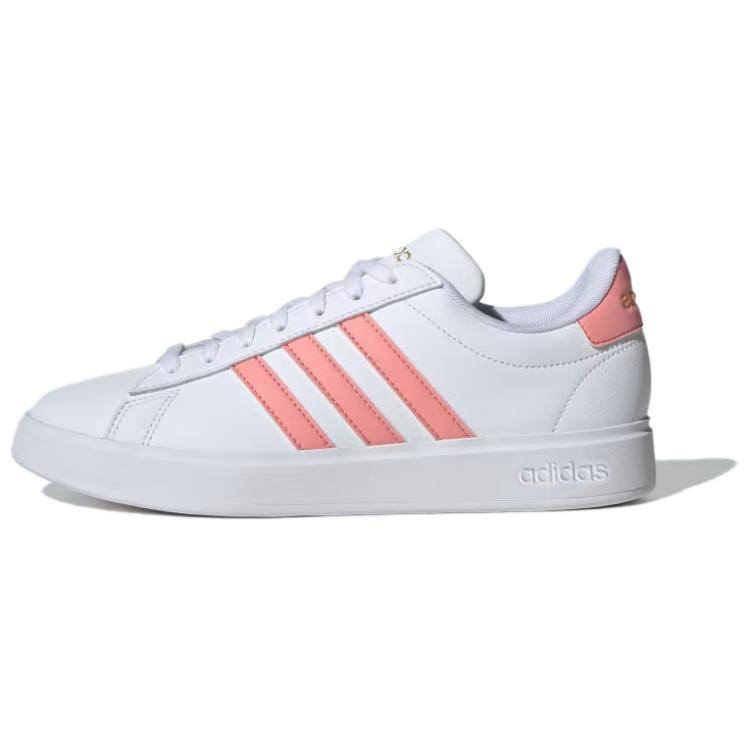 Adidas Adidas Grand Court Cloudfoam Lifestyle Court Comfort Cloud White Semi Pink Spark Gold Metallic Women's