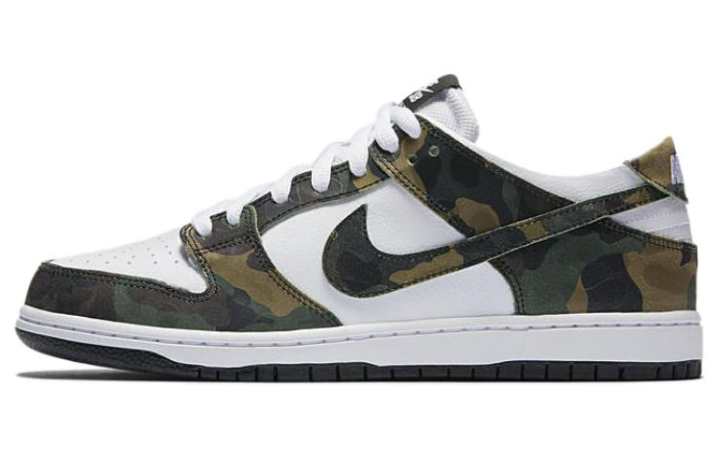 Nike Nike Sb Dunk Low Camo Legion Green