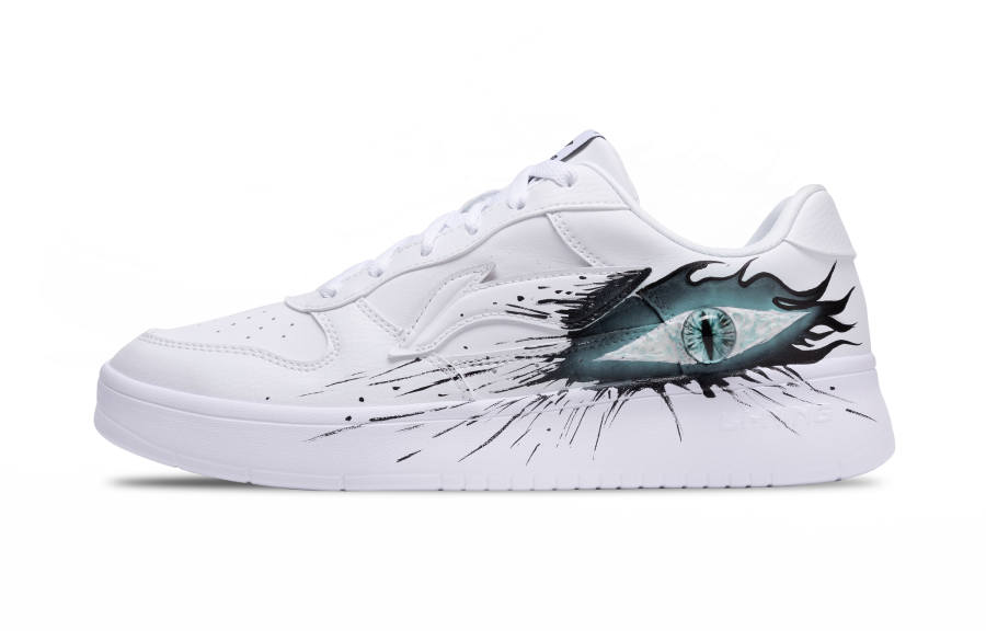 Li-Ning Li Ning Floating Boat Slip Resistant Abrasion Resistant Low top Skateboard Shoes Men's White