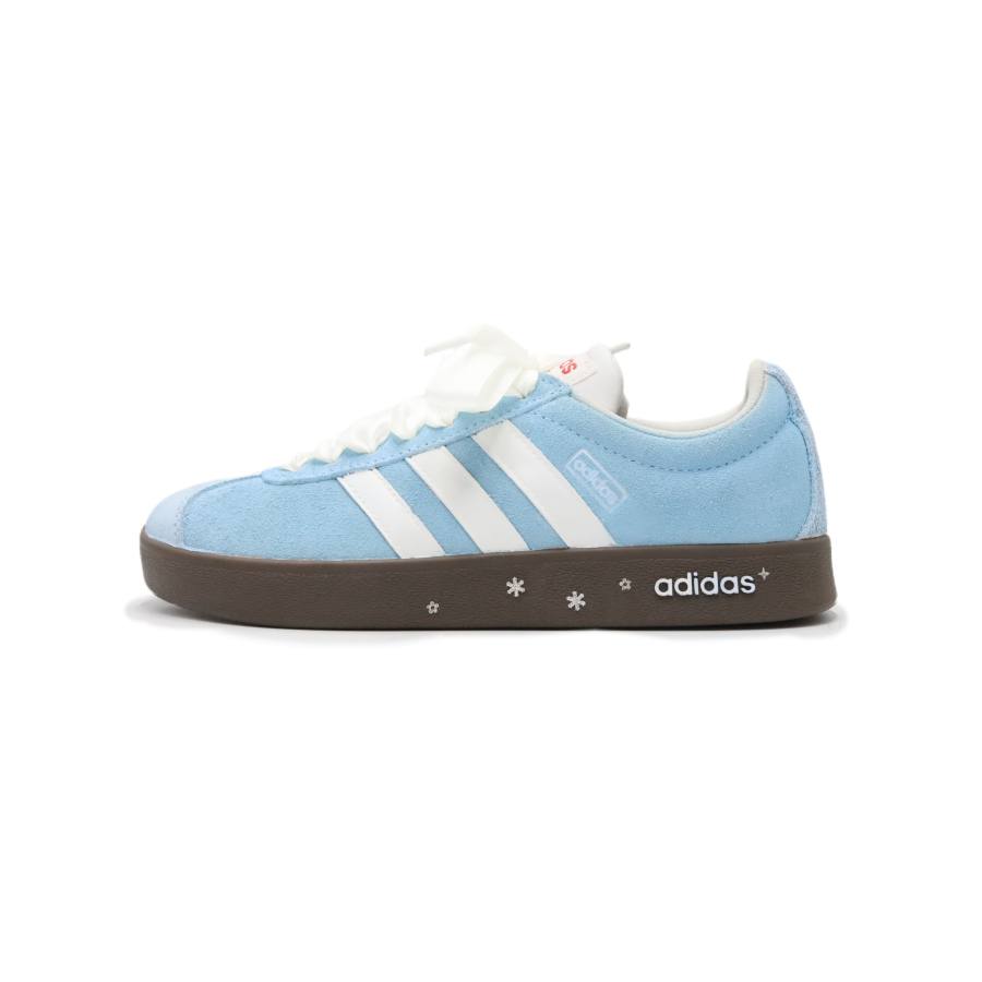 Adidas Adidas VL COURT 2.0 Wear resistant And Lightweight Low top Skateboard Shoes Unisex Blue White