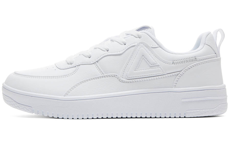 PEAK Coverage Slip Resistant, Abrasion Resistant, Lightweight, Breathable Low top Skateboard Shoes Women's All White