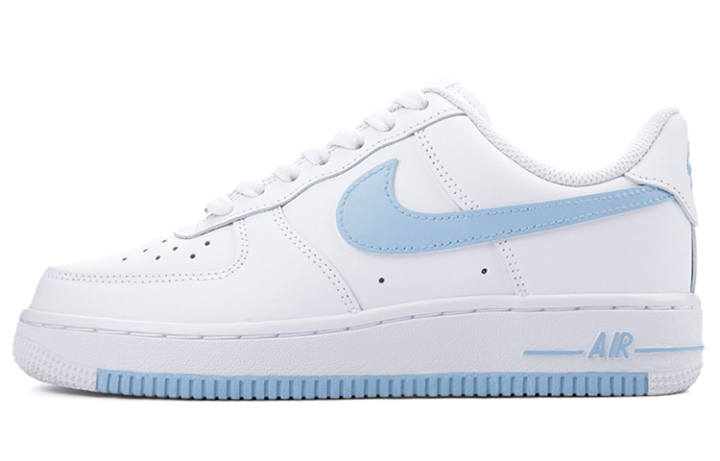 Nike Nike Air Force 1 '07 Air Force 1 Coverage Thermal Coverage Low top Skateboard Shoes Men's Blue White