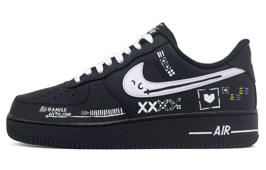 Nike Nike Air Force 1 CSGO Print Collection Cushioning Lightweight Low top Skateboard Shoes Unisex