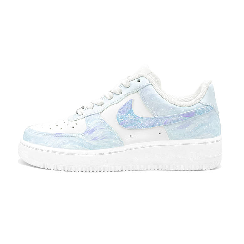 Nike Nike Air Force 1 Galaxy Mystery, First Moon Culture Abrasion Resistant Balance Abrasion Resistant Balance Low top