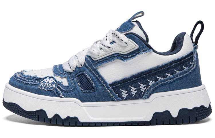 Kappa Low top Skateboard Shoes Unisex White Blue