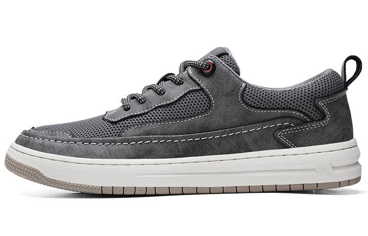 Jeep Wear resistant And Lightweight Low top Skateboard Shoes Men's Gray