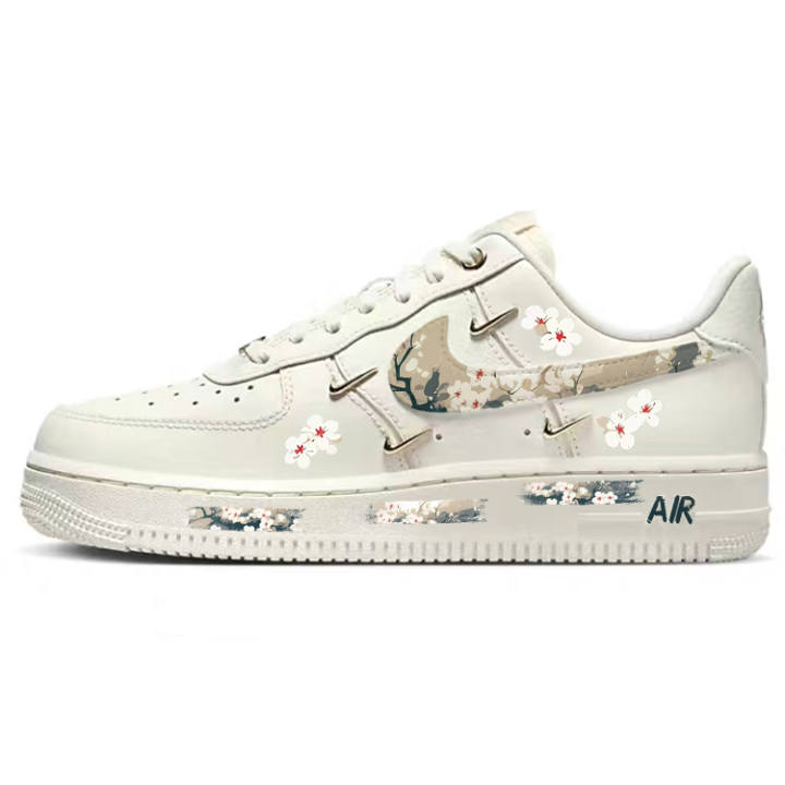 Nike Nike Air Force 1 Mint Vine, Camellia Slip Resistant And Breathable Slip Resistant And Breathable Low top