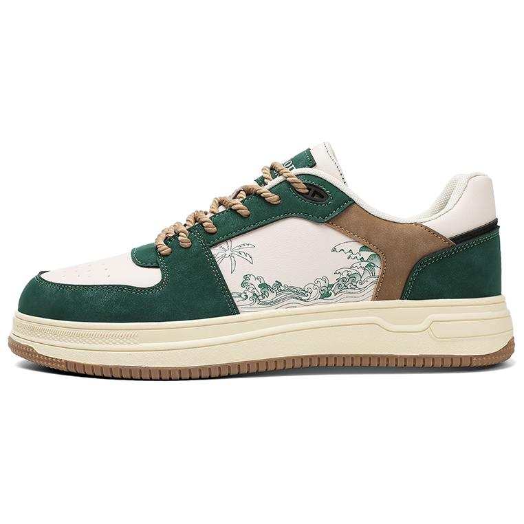 BIANSULONG Slip Resistant Cushioning Abrasion Resistant Low top Skateboard Shoes Men's
