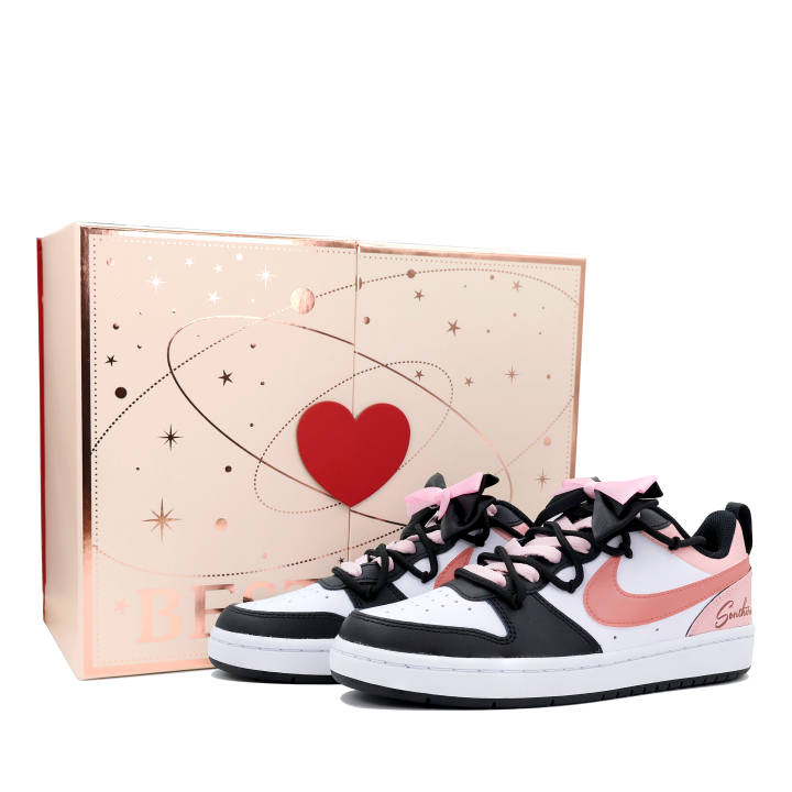 Nike Nike Court Borough Skateboard Shoes Women's Low Top Pink
