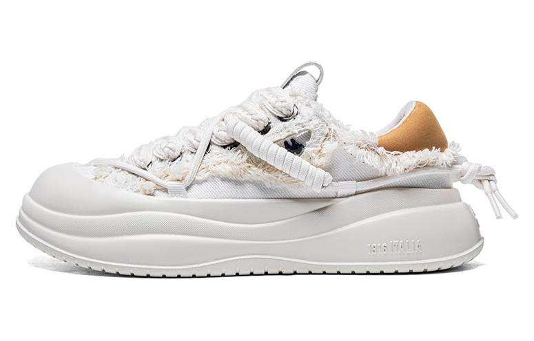 Kappa Skateboard Shoes Women's Low Top White