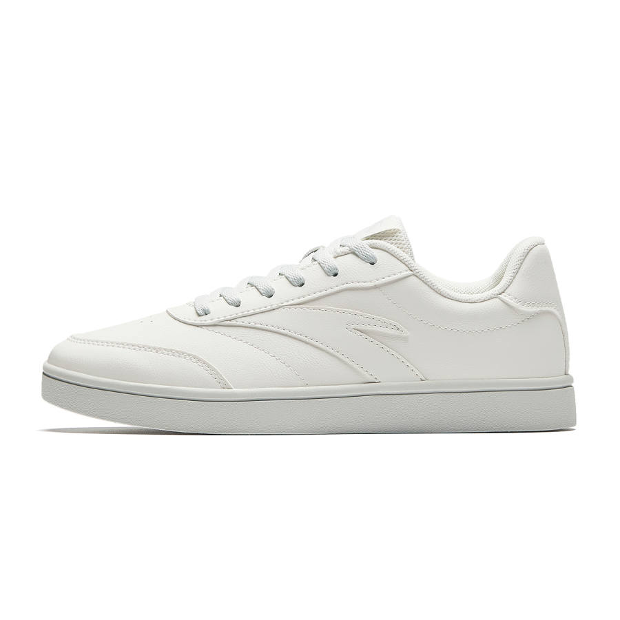 Anta Abrasion Resistant Lightweight Low top Skateboard Shoes Women's White Gray