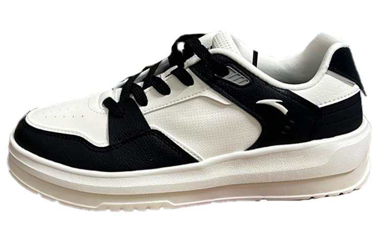 Anta Life Collection Abrasion Resistant Low top Skateboard Shoes Women's Black White