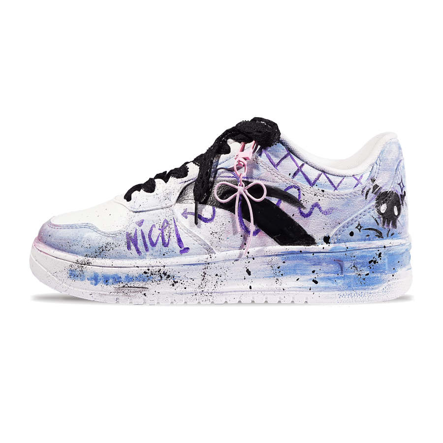 ANTA Easy Skateboard Shoes Unisex Low Top White