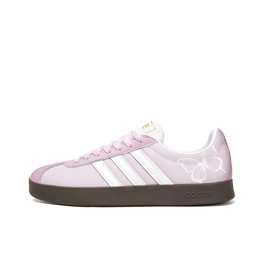 Adidas Neo VL Court 2.0 Slip Resistant Abrasion Resistant Low top Skateboard Shoes Unisex Purple