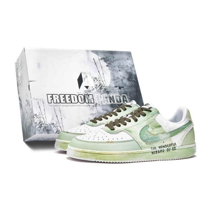Nike Nike Court Vision 1 Skateboard Shoes Men's Low Top White/Green