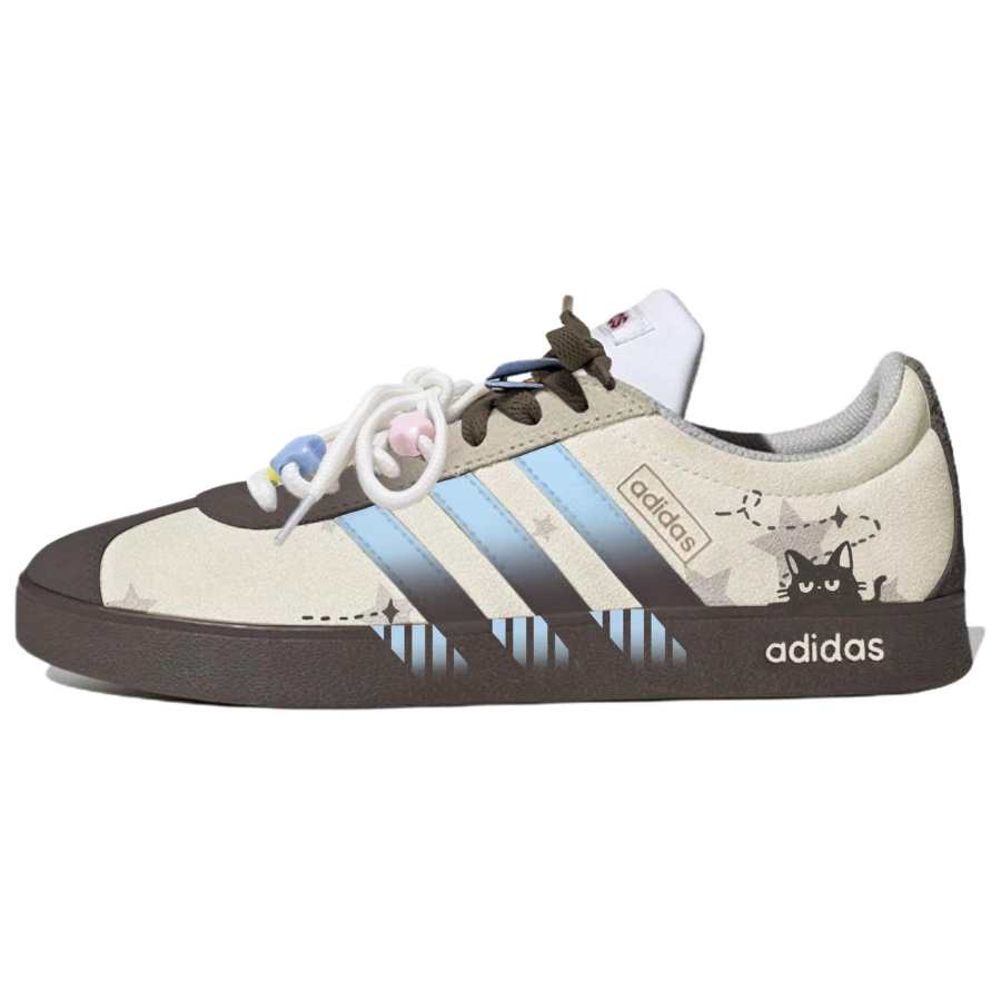 Adidas Adidas VL COURT 2.0 Abrasion Resistant Abrasion Resistant Low top Skateboard Shoes Unisex
