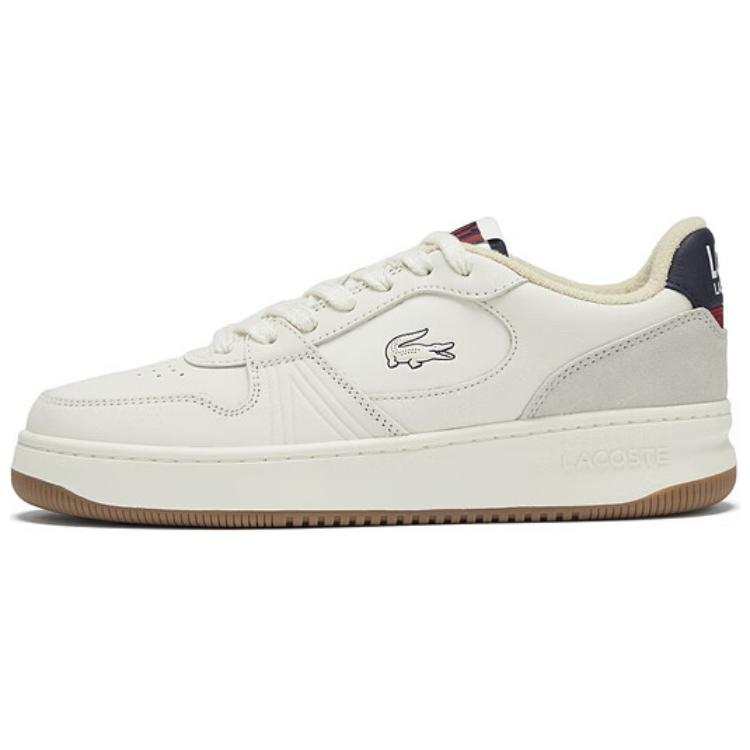 LACOSTE Low top Skateboard Shoes Men's Ecru
