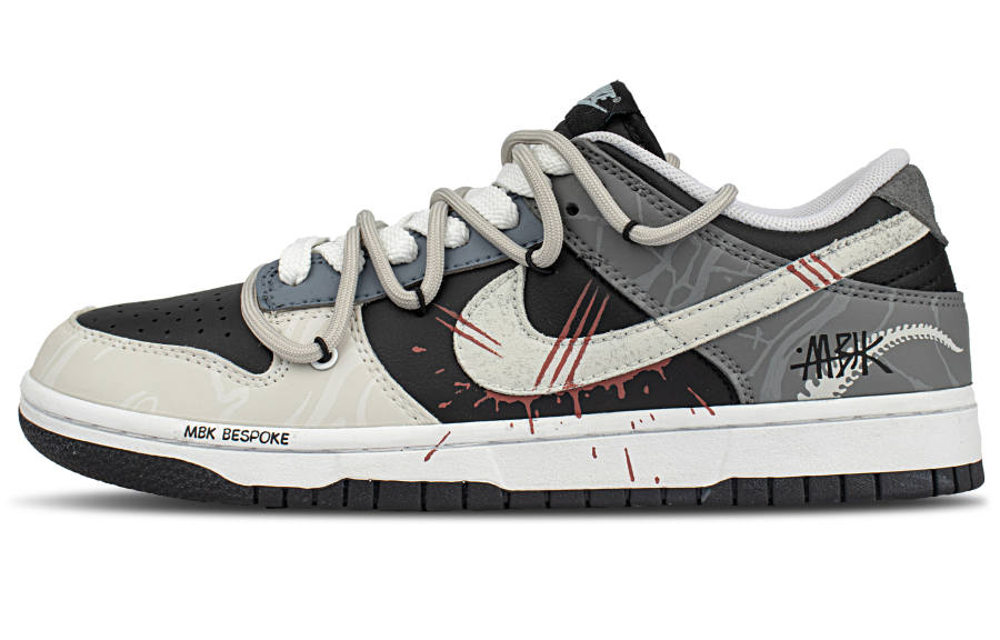 Nike Nike Dunk Cushioning Lightweight Cushioning Lightweight Low top Skateboard Shoes Unisex Gray