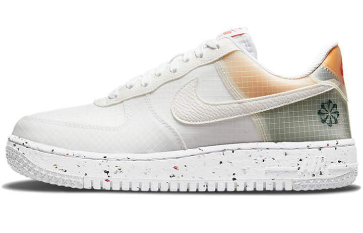 Nike Nike Air Force 1 Low Crater White Orange