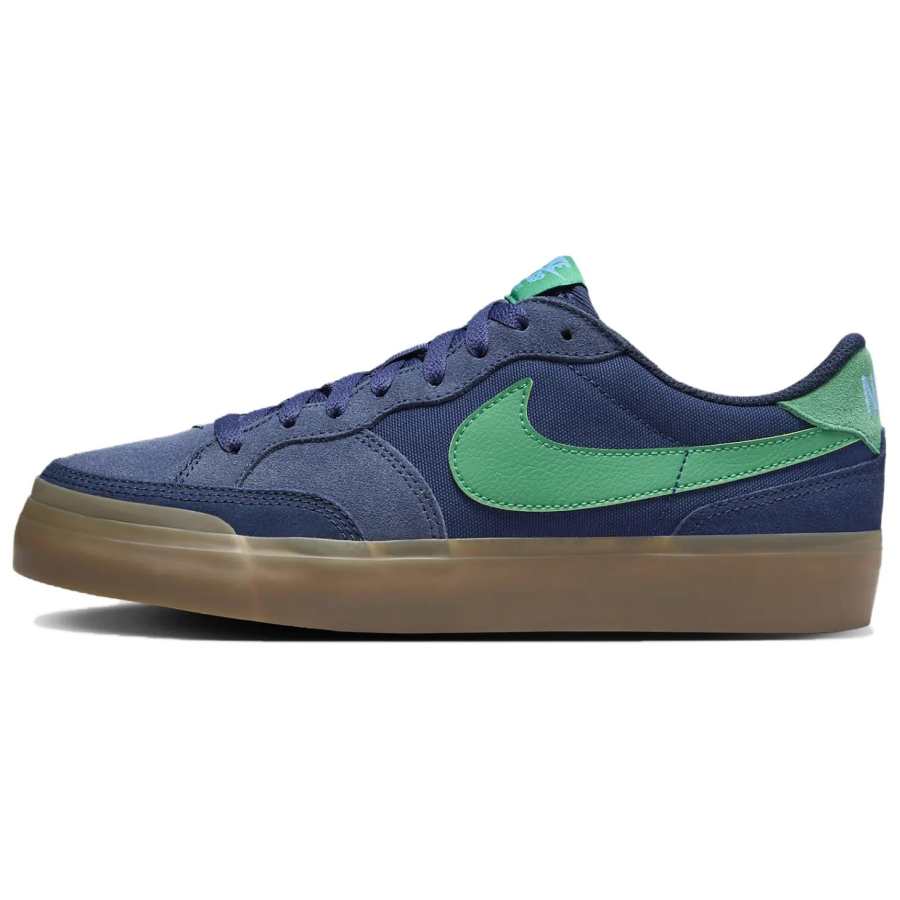 Nike Nike SB Zoom Pogo Non slip Lightweight Low top Skateboard Shoes Women's Blue Green