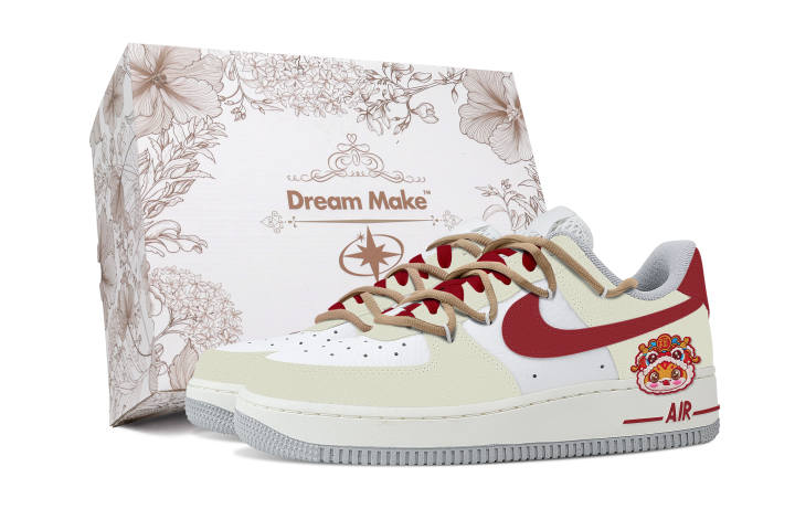 Nike Nike Air Force 1 Skateboard Shoes Women's Low Top Yellow/Red