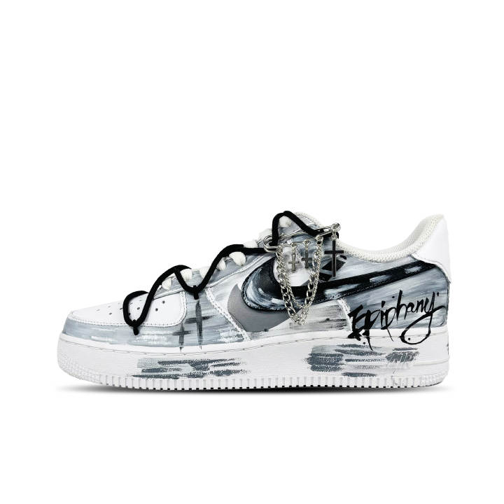 Nike Nike Air Force 1 Skateboard Shoes Unisex Low Top Black/White
