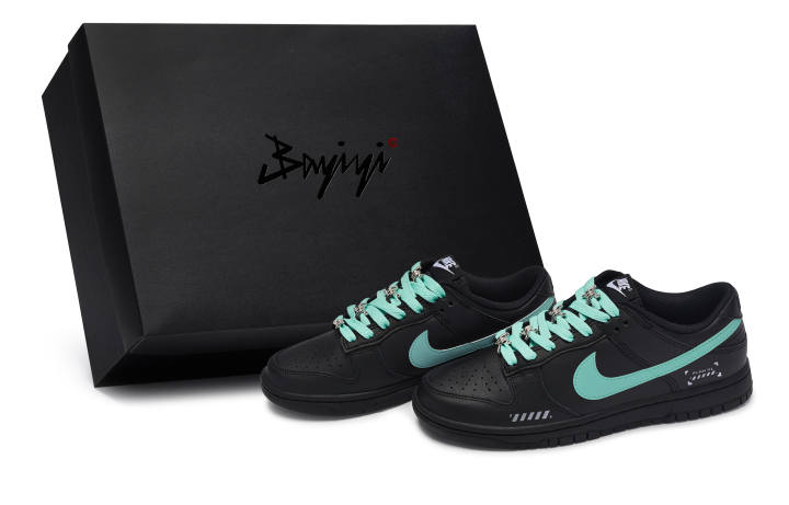 Nike Nike Dunk 811 Manufacturing, Starry Seas, Special Shoe Box Low top Skateboard Shoes Unisex Black Green