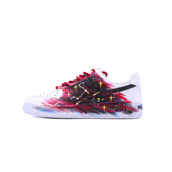 Nike Nike Air Force 1 Singularity, Twelve Constellations, Leo Slip Resistant Abrasion Resistant Low top Skateboard Shoes