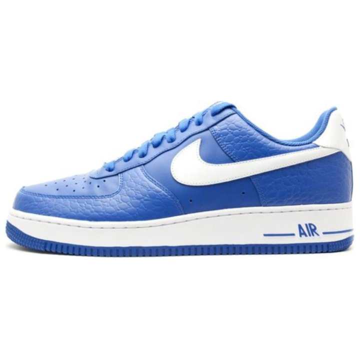 Nike Nike Air Force 1 Wear resistant And Lightweight Low top Skateboard Shoes Men's Blue