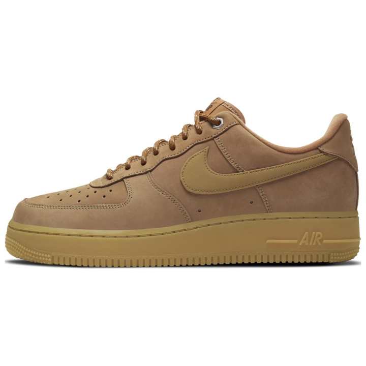 Nike Nike Air Force 107 LV8 Workboot Cow Leather Utility Classic Retro Style Non-Slip Wear-Resistant Lightweight Breathable Low-Top Skate Shoes Men Wheat