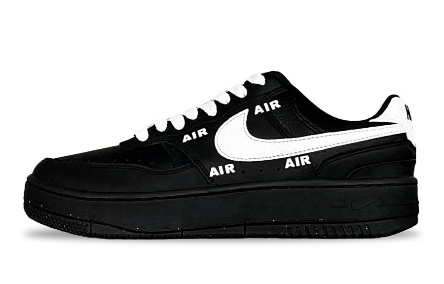 Nike Nike Gamma Force Slip Resistant Abrasion Resistant Low top Skateboard Shoes Women's Black White