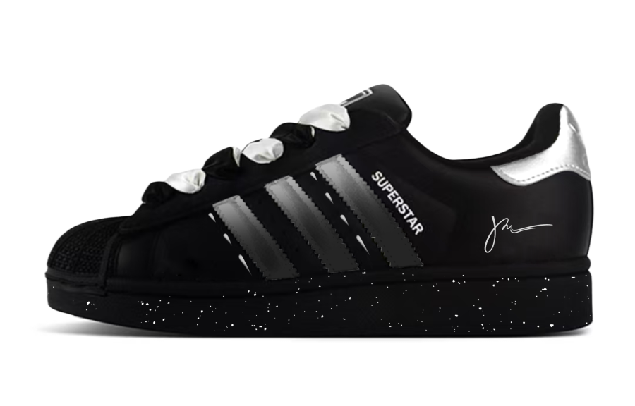 Adidas Originals Superstar 2 Black Sugar Fruit Abrasion Resistant Support Abrasion Resistant Support Low top
