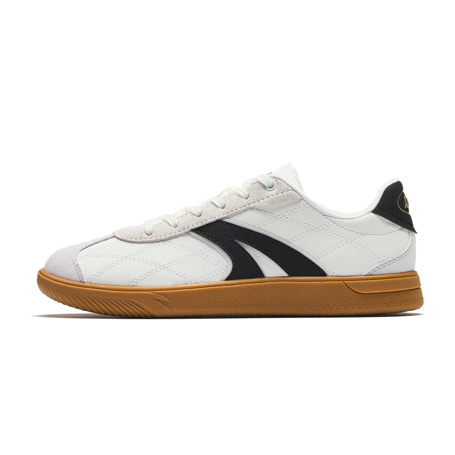 Anta TT Skateboard Shoes Women's Ivory White/Basic Black/Sand Grain Gray