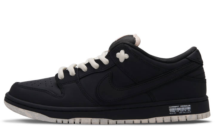 Nike Nike Dunk SB Slip Resistant Abrasion Resistant Slip Resistant Abrasion Resistant Low top Skateboard Shoes Unisex Black