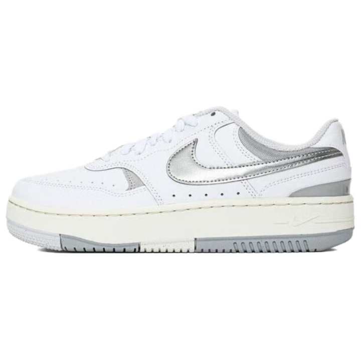 Nike Nike Gamma Force Slip Resistant Abrasion Resistant Low top Skateboard Shoes Women's White Silver