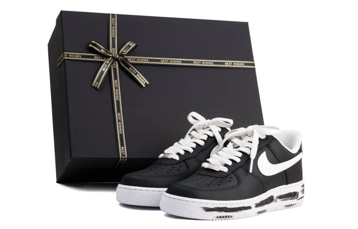 Nike Nike Air Force 1 Cushioning Impact Resistance Cushioning Impact Resistance Low top Skateboard Shoes Unisex Black White