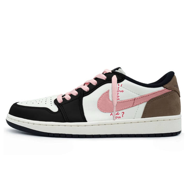Jordan Jordan Air Jordan 1 Retro Low OG'Mocha' Low top Skateboard Shoes Unisex Pink