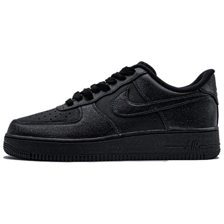 Nike Nike Air Force 1 Abrasion Resistant Height Increasing Low top Skateboard Shoes Unisex Black