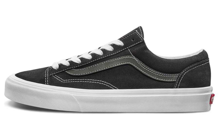 Vans Style 36 Classic And Versatile Low top Skateboard Shoes Unisex Black Gray