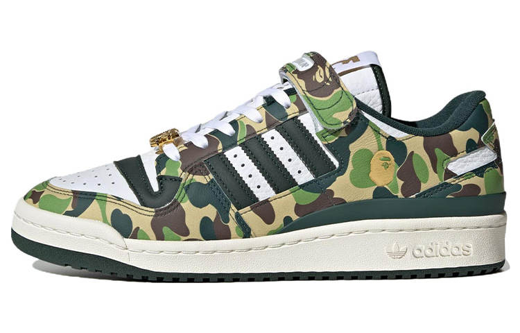 Adidas Originals Forum Bape x Forum Adidas Originals Low 84 '30th Anniversary - Green'