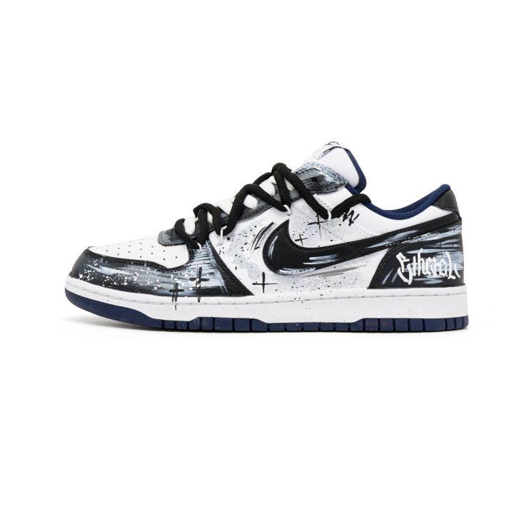 Nike Nike Big Zero Dream Cushioning Low top Skateboard Shoes Men's Black White